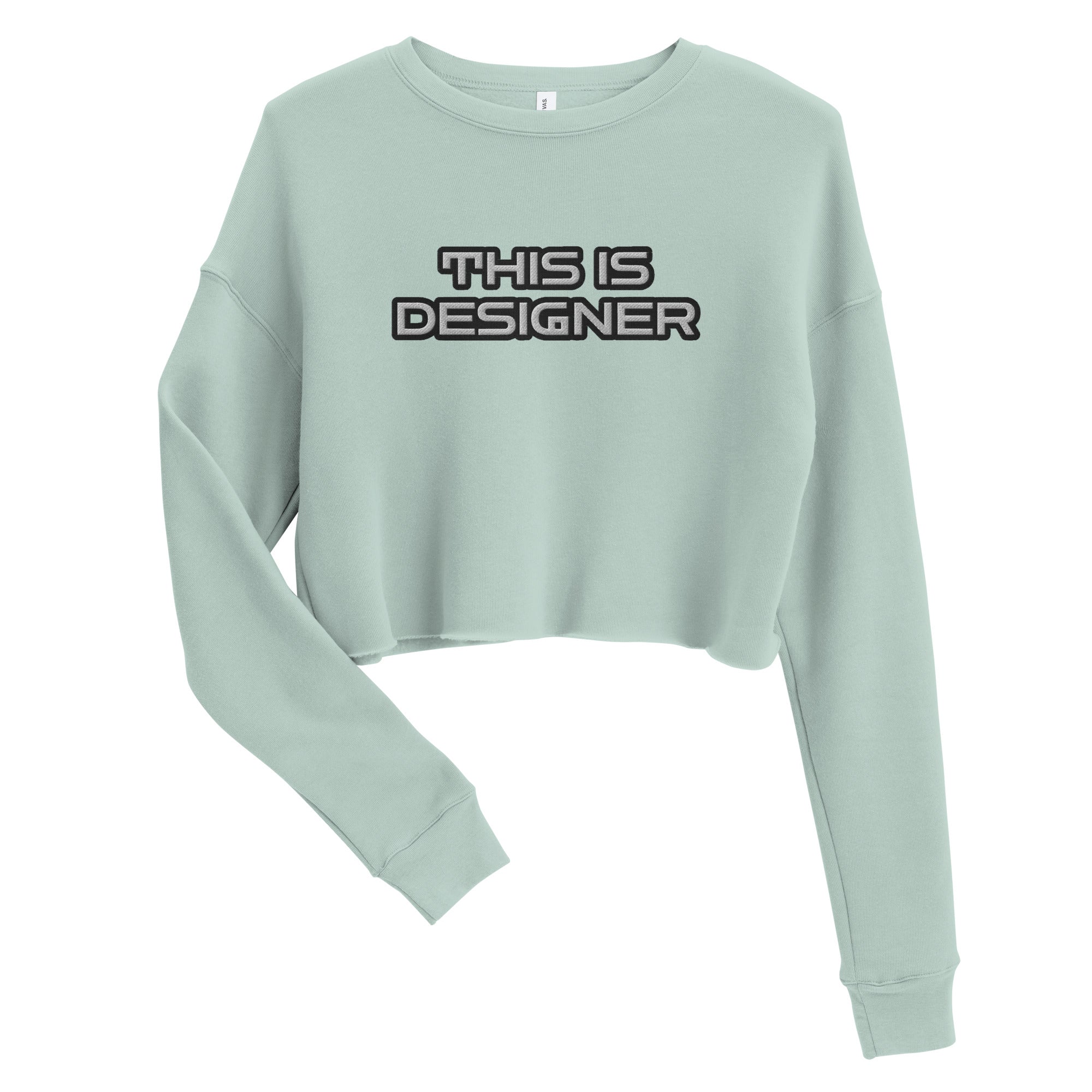 Designer Crop Sweatshirt