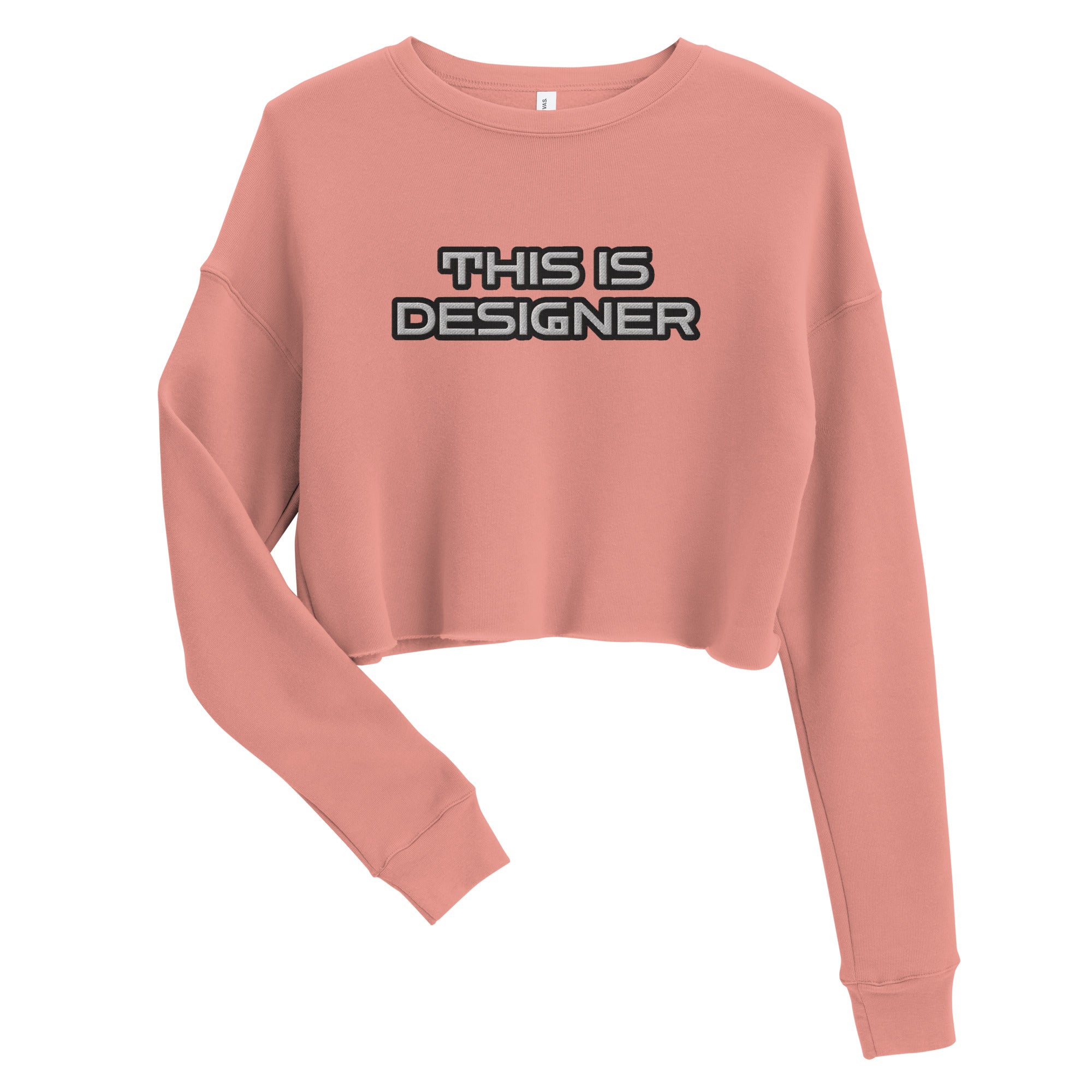 Designer Crop Sweatshirt